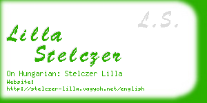 lilla stelczer business card